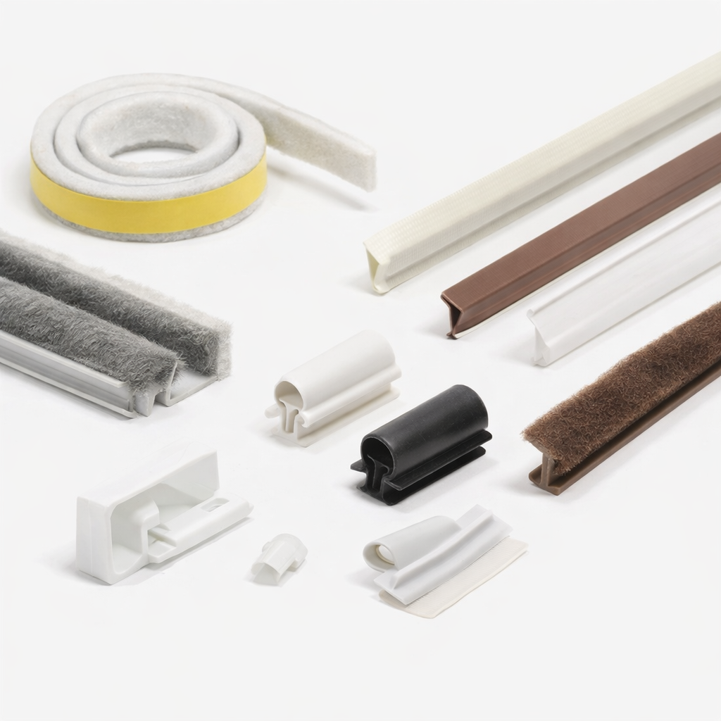 Window seals and weatherstripping assortment